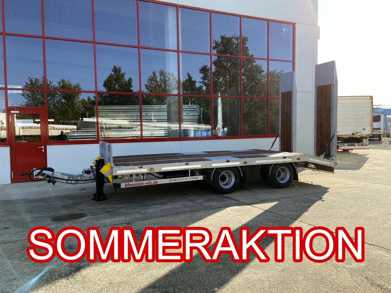Möslein 21 t Tandemtieflader, Luftgefedert, NEU - Låg lastare trailer: bild 1 Möslein 21 t Tandemtieflader, Luftgefedert, NEU - Låg lastare trailer: bild 1