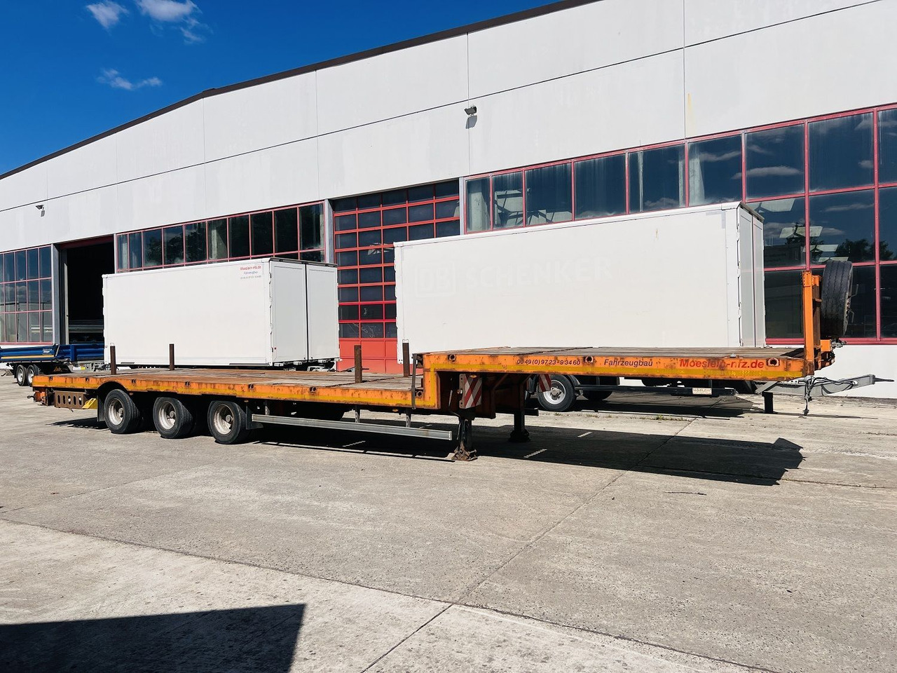 Möslein 3 Achs Satteltieflader Plato 45 t GGfür Fertigt - Låg lastare semitrailer: bild 4 Möslein 3 Achs Satteltieflader Plato 45 t GGfür Fertigt - Låg lastare semitrailer: bild 4