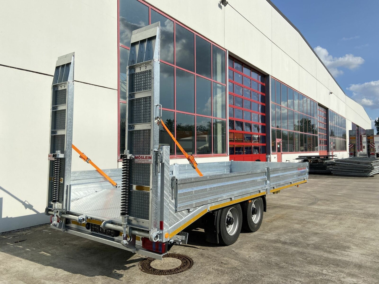 Möslein Neuer 13 t Tandemtieflader, Stahl- Boden - Låg lastare trailer: bild 5 Möslein Neuer 13 t Tandemtieflader, Stahl- Boden - Låg lastare trailer: bild 5