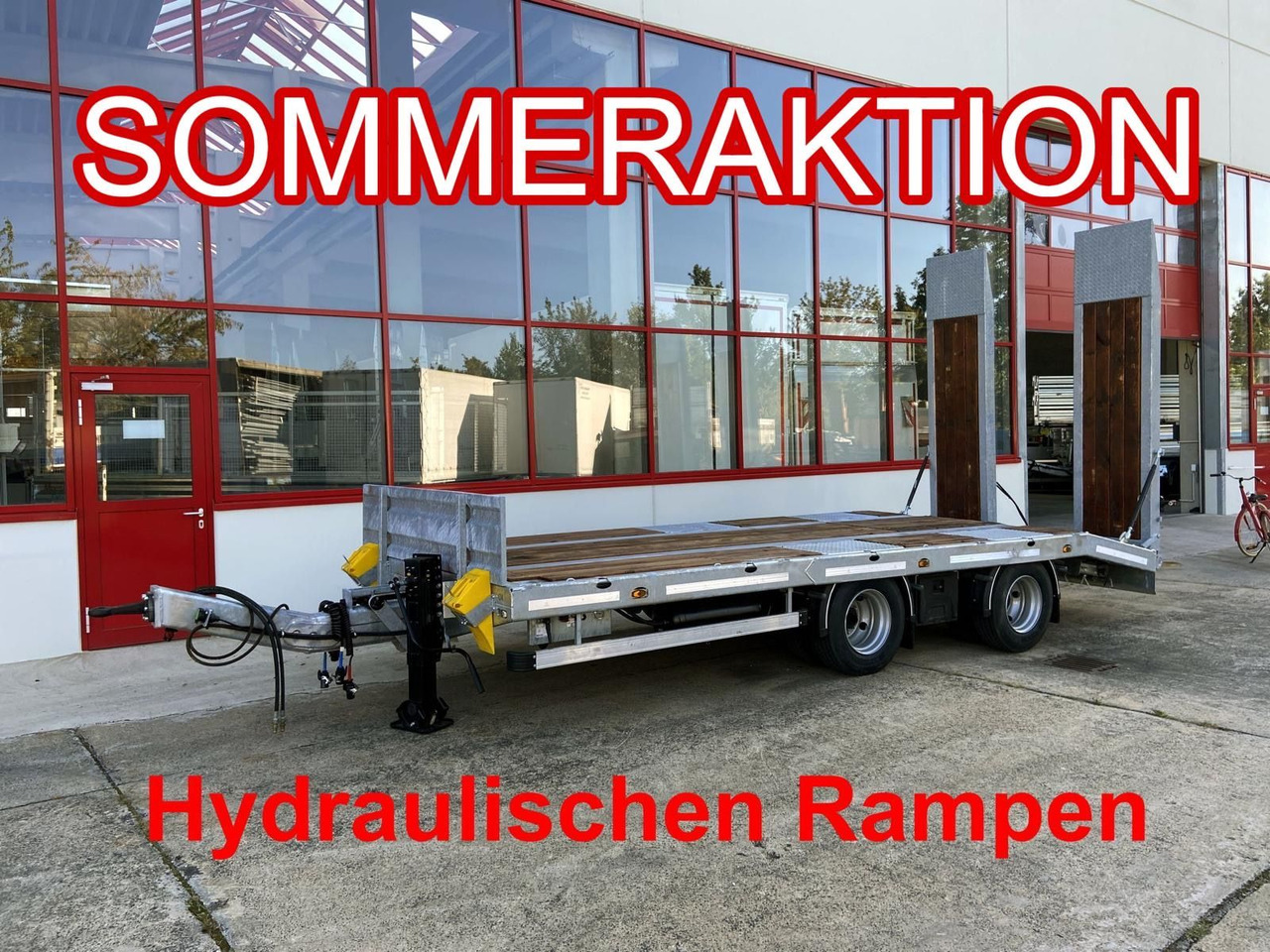 Möslein TT21-7,2 Hydr  21 t Tandemtieflader, hydr. Rampen, NEU - Låg lastare trailer: bild 1 Möslein TT21-7,2 Hydr  21 t Tandemtieflader, hydr. Rampen, NEU - Låg lastare trailer: bild 1