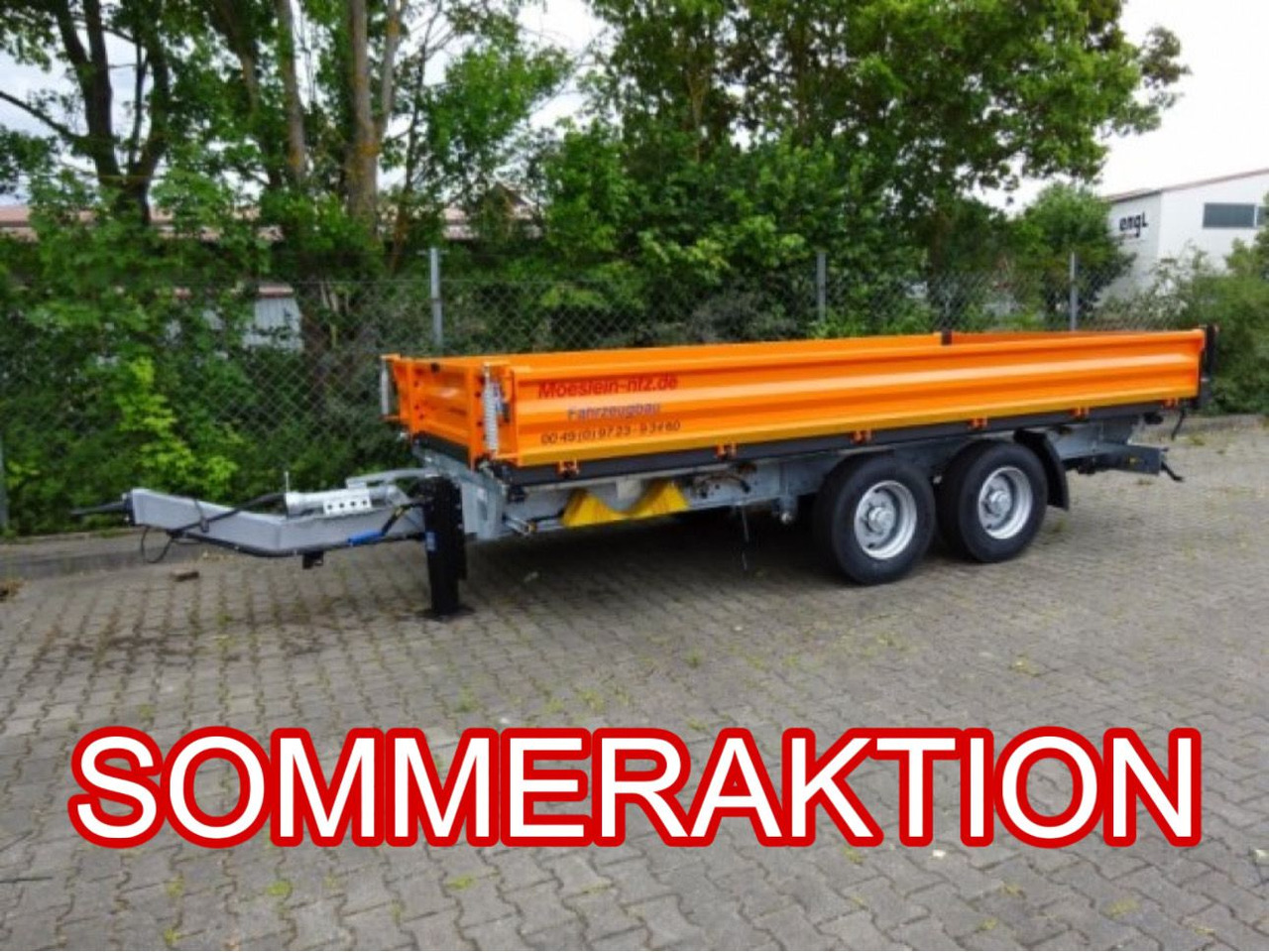 Möslein TTD 13 Orange 13 t Tandem 3- Seitenkipper Tieflader-- Neufahrzeug -- - Tippsläp: bild 1 Möslein TTD 13 Orange 13 t Tandem 3- Seitenkipper Tieflader-- Neufahrzeug -- - Tippsläp: bild 1