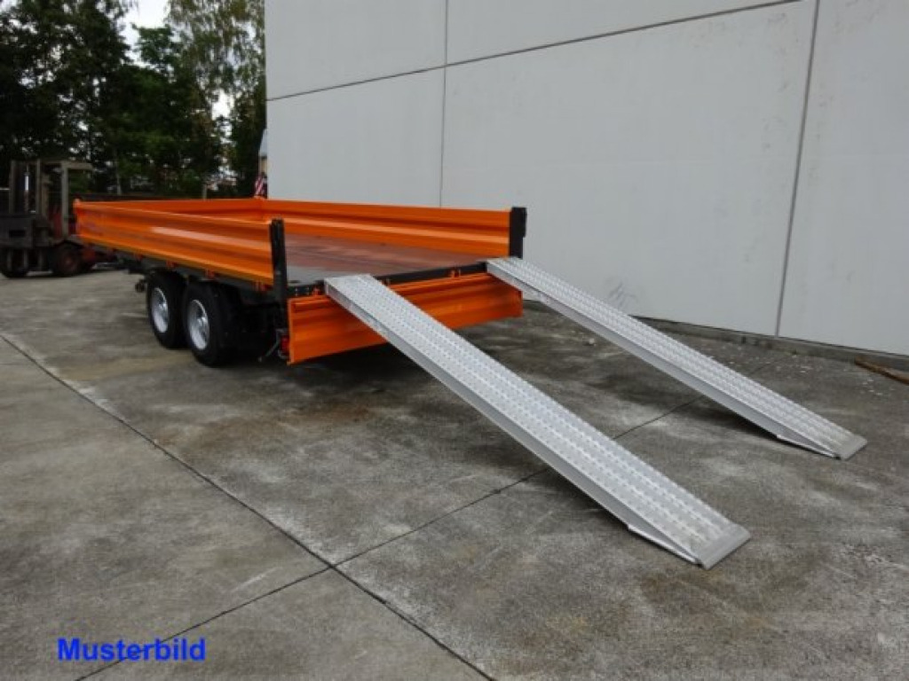 Möslein TTD 13 Weiß 13 t Tandem 3- Seitenkipper Tieflader-- Neufahrzeug -- - Tippsläp: bild 4 Möslein TTD 13 Weiß 13 t Tandem 3- Seitenkipper Tieflader-- Neufahrzeug -- - Tippsläp: bild 4