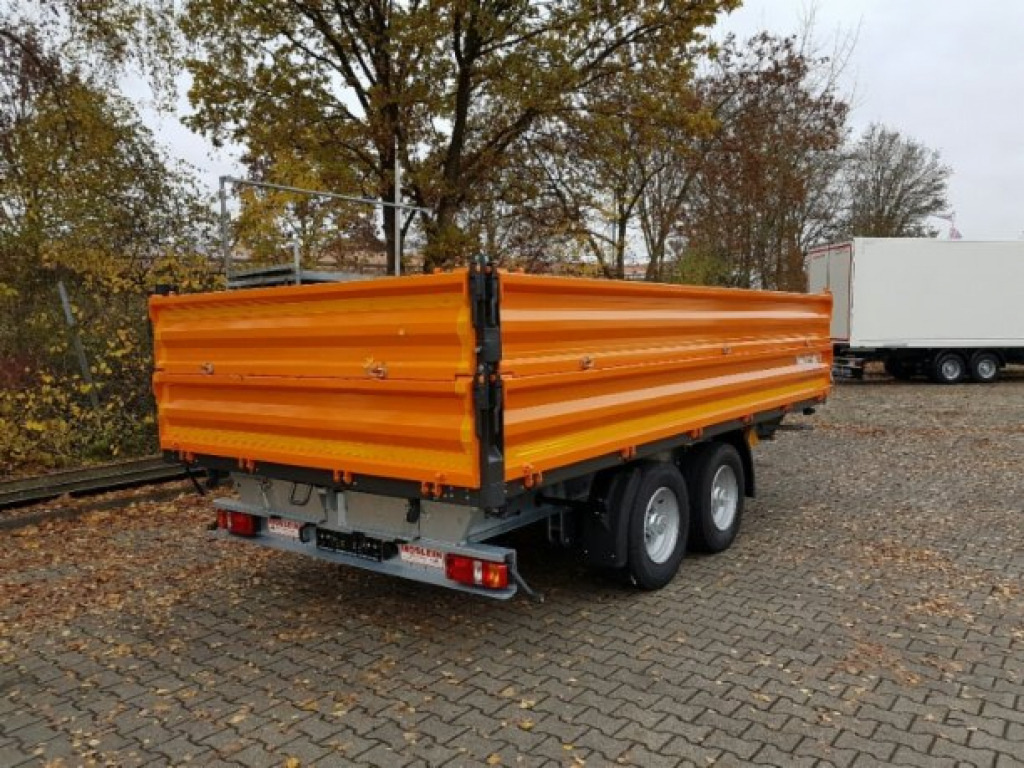 Möslein TTD13- BA Orange 13 t Tandem Kipper Tiefladermit Bordwand- Aufsatz-- Neufahrzeug -- - Tippsläp: bild 4 Möslein TTD13- BA Orange 13 t Tandem Kipper Tiefladermit Bordwand- Aufsatz-- Neufahrzeug -- - Tippsläp: bild 4