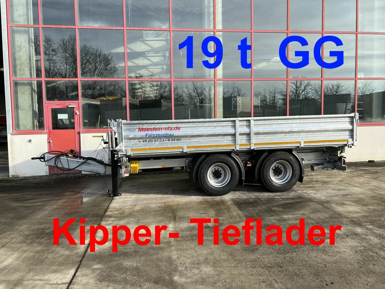 Möslein neuer 19 t Tandemkipper- Tieflader - Tippsläp: bild 1 Möslein neuer 19 t Tandemkipper- Tieflader - Tippsläp: bild 1
