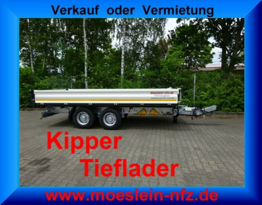 Möslein neuer Tandem 3- Seitenkipper Tieflader-- Neufah - Tippsläp: bild 2 Möslein neuer Tandem 3- Seitenkipper Tieflader-- Neufah - Tippsläp: bild 2