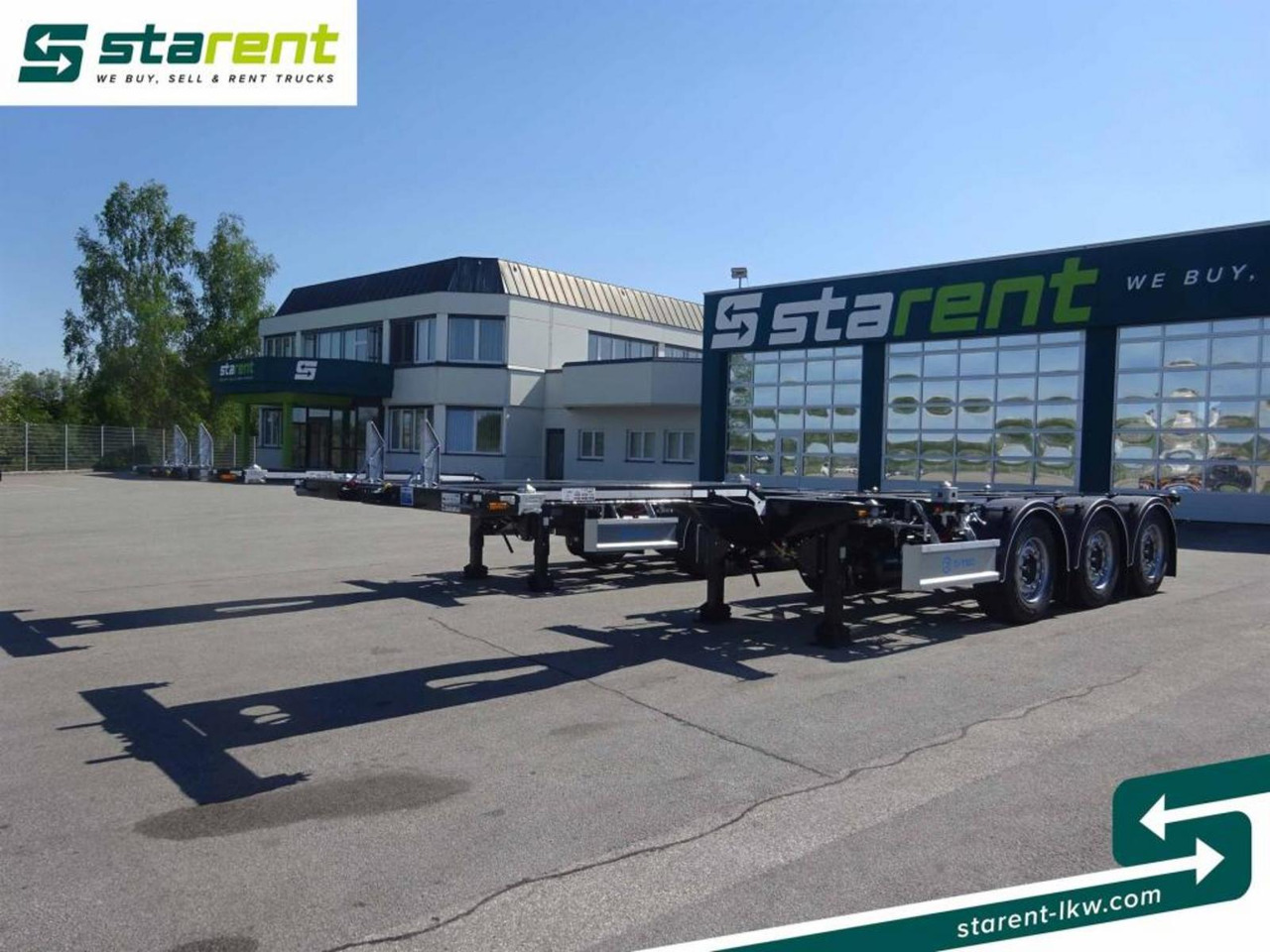 D-TEC Flexitrailer LS Containerchassis ADR - Containerbil/ Växelflak semitrailer: bild 1 D-TEC Flexitrailer LS Containerchassis ADR - Containerbil/ Växelflak semitrailer: bild 1