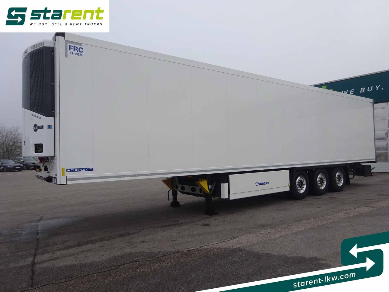 Krone Tiefkühler TK SLXi300 Doppelstock Blumenbreit - Skåp semitrailer: bild 1 Krone Tiefkühler TK SLXi300 Doppelstock Blumenbreit - Skåp semitrailer: bild 1