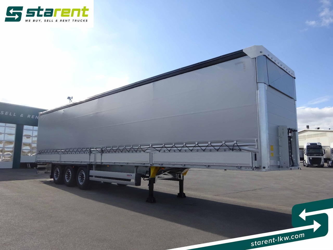 Schmitz Cargobull Tautliner, Bordwand 60cm, Hubdach, Liftachse - Kapelltrailer: bild 3 Schmitz Cargobull Tautliner, Bordwand 60cm, Hubdach, Liftachse - Kapelltrailer: bild 3