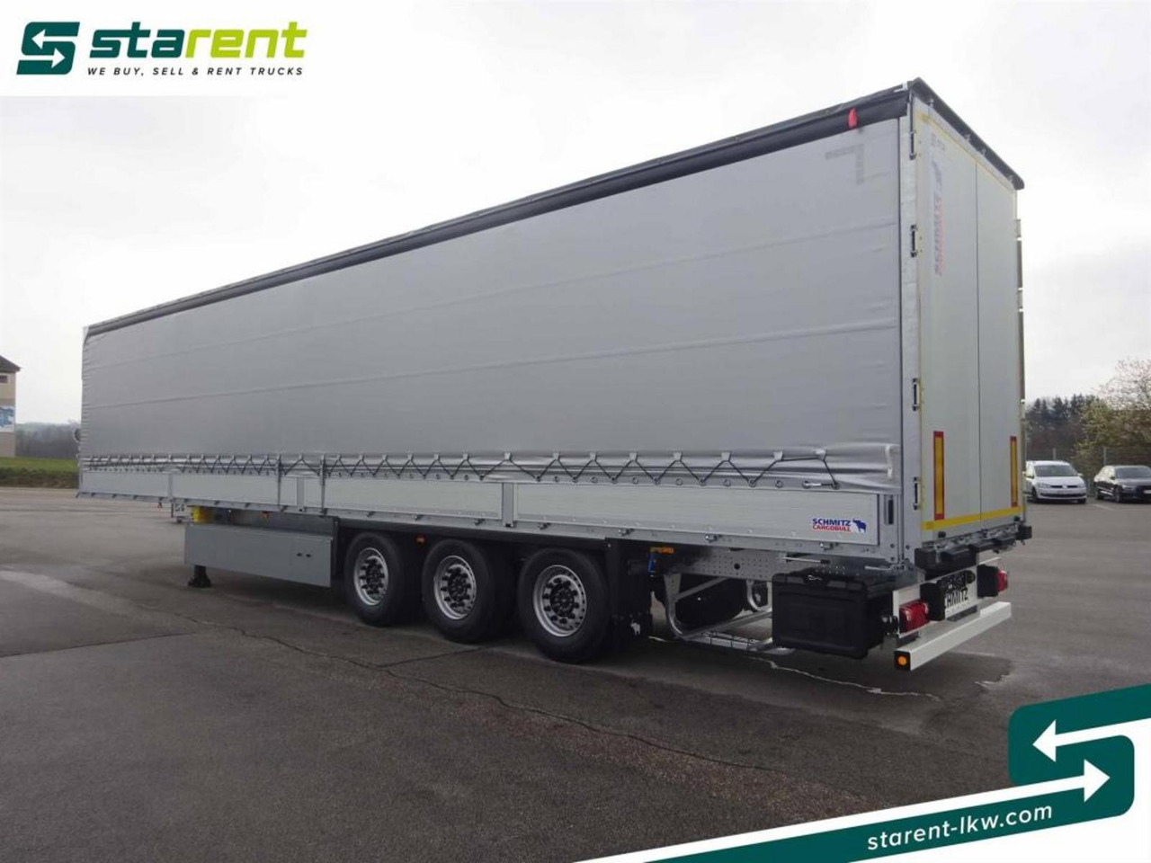 Ny Kapelltrailer Schmitz Tautliner Bordwand 60cm Hubdach Liftachse Palka: bild 7