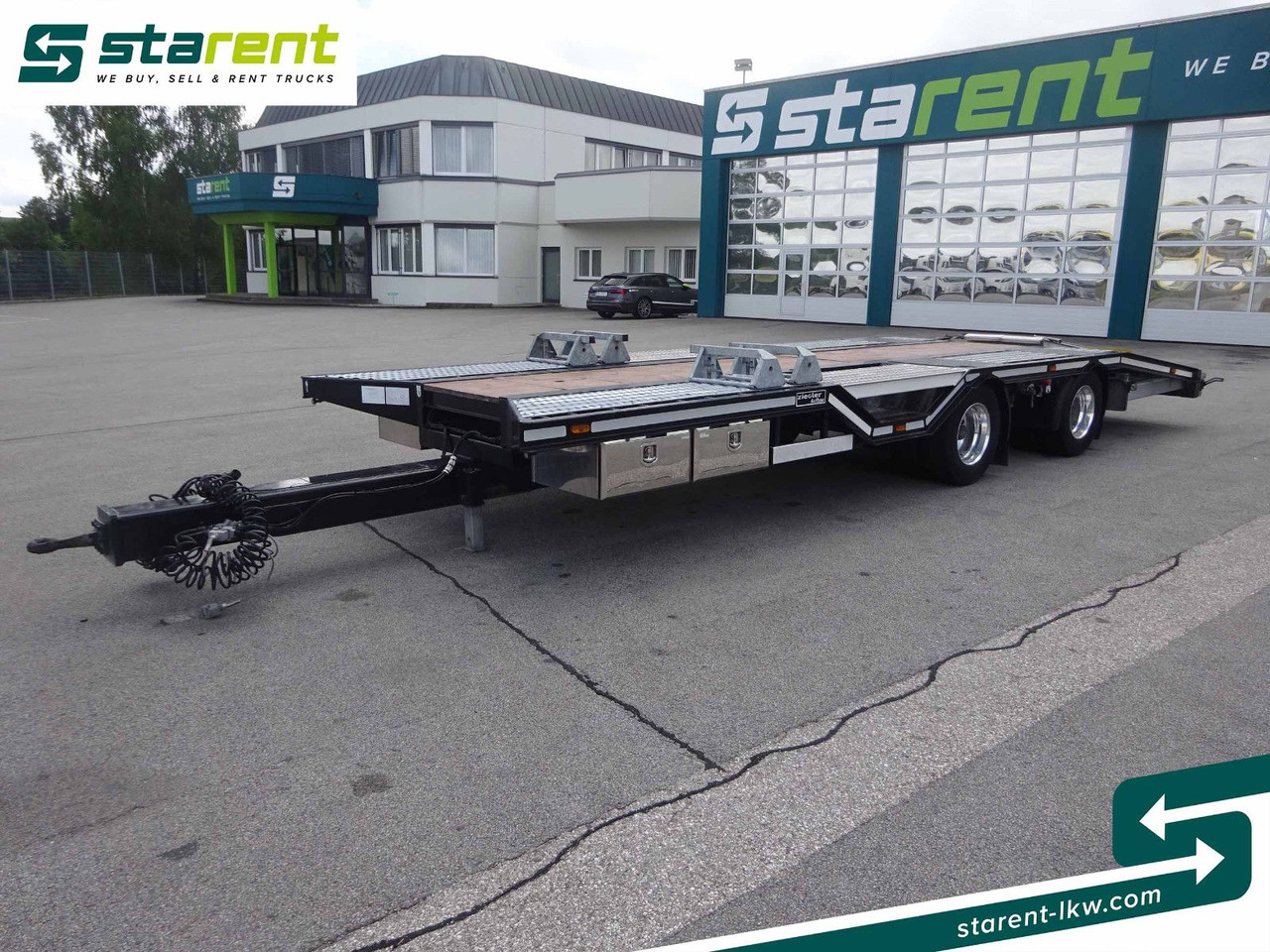 Ziegler Starrdeichselanhänger ZA20, Alufelgen - Biltransportsläp: bild 1 Ziegler Starrdeichselanhänger ZA20, Alufelgen - Biltransportsläp: bild 1