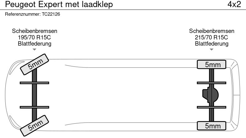 Peugeot Expert met laadklep - Skåpbil: bild 5 Peugeot Expert met laadklep - Skåpbil: bild 5