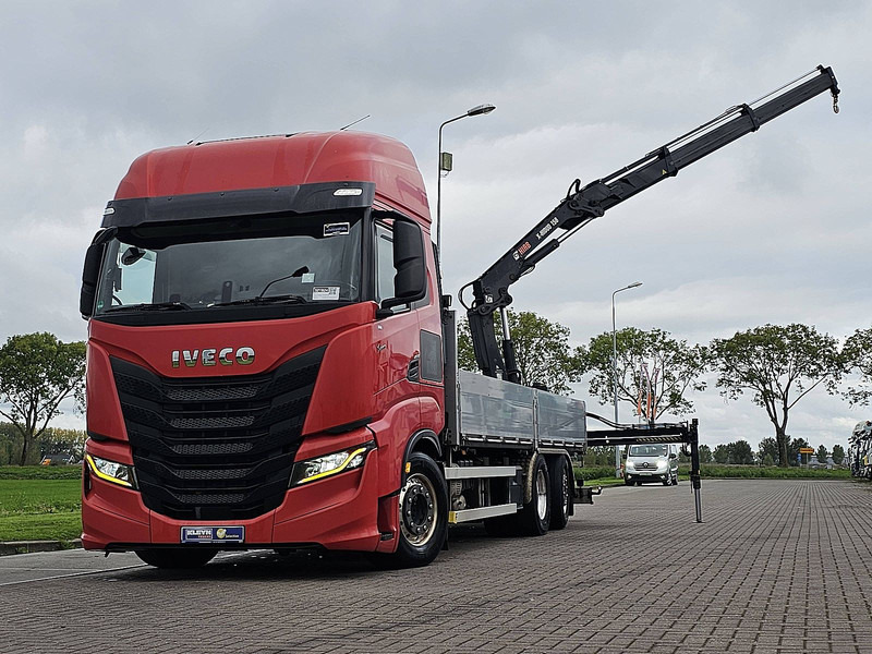 Iveco S-WAY AS260S46 6X2-4 HIAB 155-E2 - Flakbil, Kranbil: bild 1 Iveco S-WAY AS260S46 6X2-4 HIAB 155-E2 - Flakbil, Kranbil: bild 1