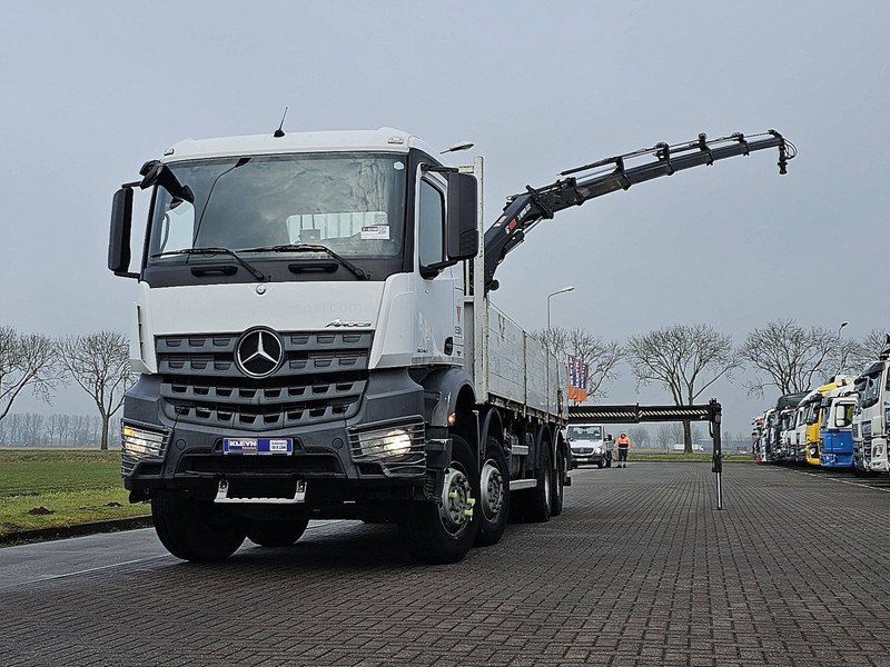 Mercedes-Benz AROCS 3240 HIAB 232ES5 - Flakbil, Kranbil: bild 1 Mercedes-Benz AROCS 3240 HIAB 232ES5 - Flakbil, Kranbil: bild 1