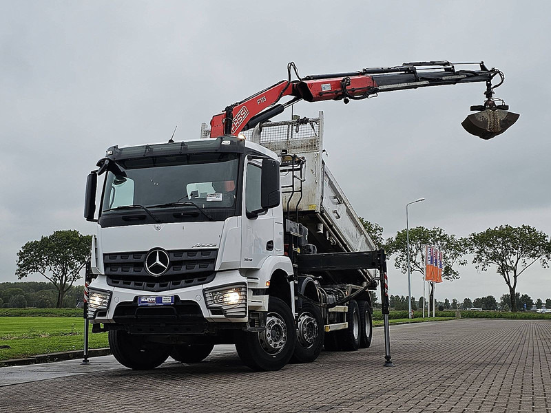 Mercedes-Benz AROCS 3243 FASSI F175A023 - Tippbil lastbil, Kranbil: bild 1 Mercedes-Benz AROCS 3243 FASSI F175A023 - Tippbil lastbil, Kranbil: bild 1