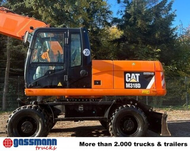 CAT M318D Mobilbagger - Byggmaskiner: bild 3 CAT M318D Mobilbagger - Byggmaskiner: bild 3