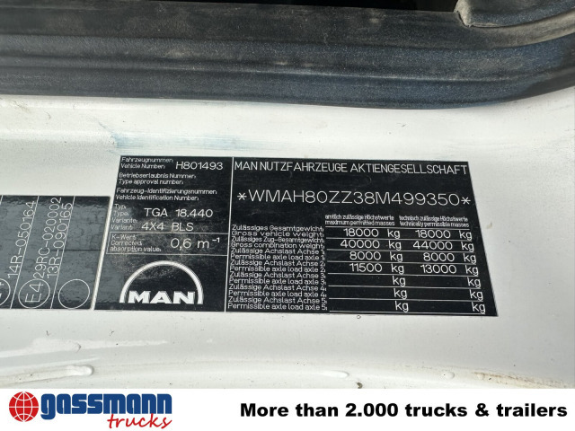 Dragbil MAN TGA 18.440 4x4: bild 7