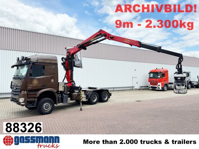 Mercedes-Benz Arocs 3351 LS 6x6, Grounder, MirrorCam, Navi, - Dragbil: bild 1 Mercedes-Benz Arocs 3351 LS 6x6, Grounder, MirrorCam, Navi, - Dragbil: bild 1
