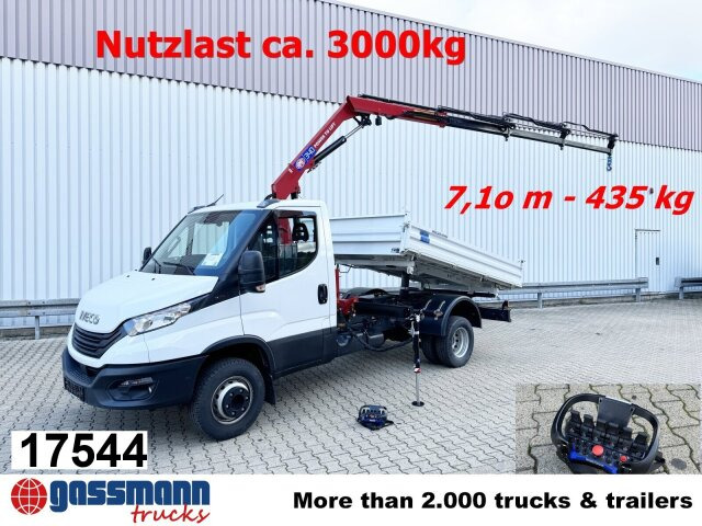 Iveco Daily 70C18H 4x2 mit Kran HMF 340-K3, Funk - Tippbil lastbil, Kranbil: bild 1 Iveco Daily 70C18H 4x2 mit Kran HMF 340-K3, Funk - Tippbil lastbil, Kranbil: bild 1