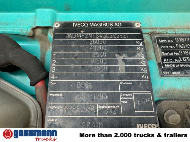 Iveco Trakker AD260T45W 6x6 - Chassi lastbil: bild 5 Iveco Trakker AD260T45W 6x6 - Chassi lastbil: bild 5