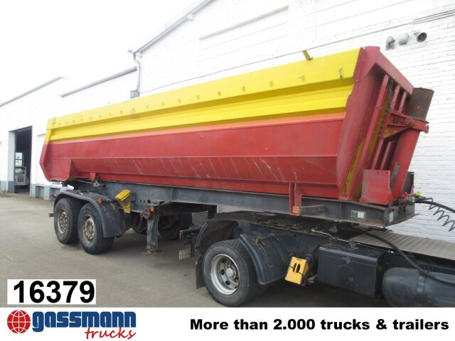 Kögel SKHL 18 Alu Rundmulde, 24 cbm, Blechboden - Tippbil semitrailer: bild 1 Kögel SKHL 18 Alu Rundmulde, 24 cbm, Blechboden - Tippbil semitrailer: bild 1
