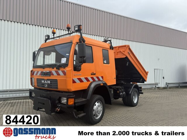 MAN 14.225 LAK 4x4 BB Doka, Winterdienstausstattung - Tippbil lastbil: bild 1 MAN 14.225 LAK 4x4 BB Doka, Winterdienstausstattung - Tippbil lastbil: bild 1