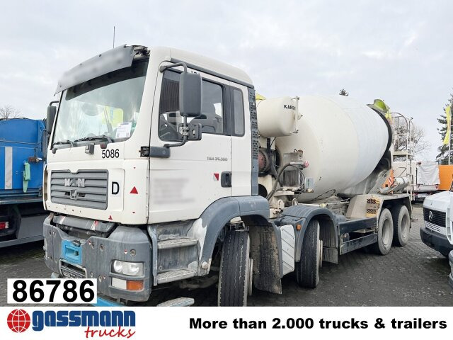 MAN TGA 35.360 8X4 BB, Betonmischer Karrena 10m³ - Betongbil: bild 1 MAN TGA 35.360 8X4 BB, Betonmischer Karrena 10m³ - Betongbil: bild 1