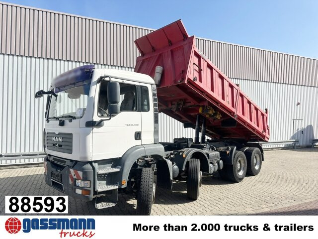 MAN TGA 35.400 8x4 BB - Tippbil lastbil: bild 1 MAN TGA 35.400 8x4 BB - Tippbil lastbil: bild 1
