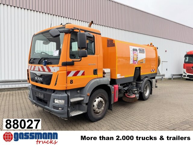 MAN TGM 18.250 4X2 BB, Kehrmaschine Brock SL200/2 - Sopmaskin: bild 1 MAN TGM 18.250 4X2 BB, Kehrmaschine Brock SL200/2 - Sopmaskin: bild 1