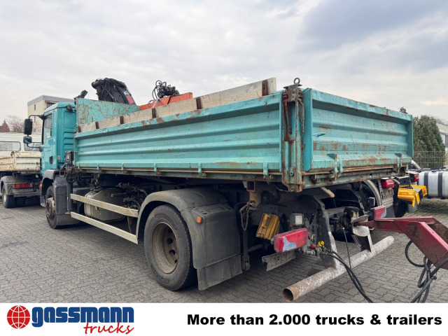 MAN TGM 18.290 4x2 LL, EEV, Kran Hiab XS 111 ES-3 - Tippbil lastbil, Kranbil: bild 2 MAN TGM 18.290 4x2 LL, EEV, Kran Hiab XS 111 ES-3 - Tippbil lastbil, Kranbil: bild 2