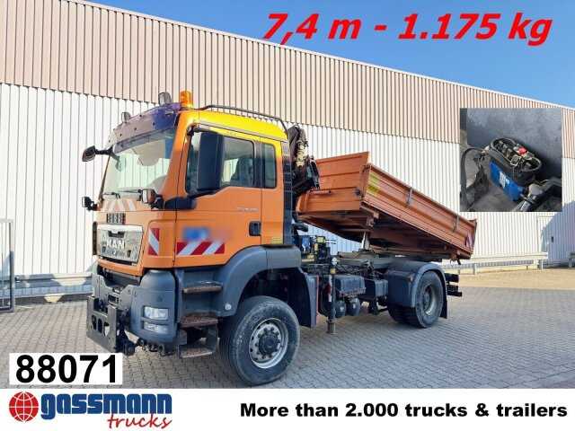 MAN TGS 18.320 4x4 BL, Wechselsystem, - Tippbil lastbil, Kranbil: bild 1 MAN TGS 18.320 4x4 BL, Wechselsystem, - Tippbil lastbil, Kranbil: bild 1
