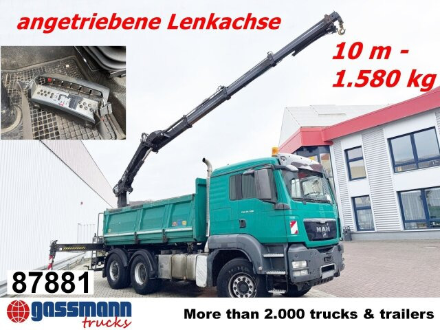 MAN TGS 26.480 6x4 BL Maurer, Lenkachse, Bordmatik, - Tippbil lastbil, Kranbil: bild 1 MAN TGS 26.480 6x4 BL Maurer, Lenkachse, Bordmatik, - Tippbil lastbil, Kranbil: bild 1