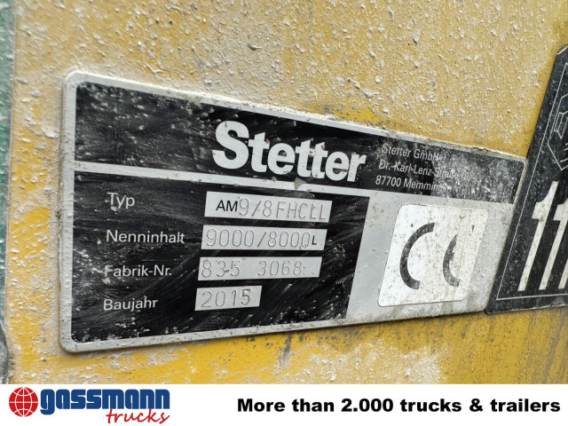 MAN TGS 32.400 8x4 BB, Stetter ca. 9m³ - Betongbil: bild 5 MAN TGS 32.400 8x4 BB, Stetter ca. 9m³ - Betongbil: bild 5