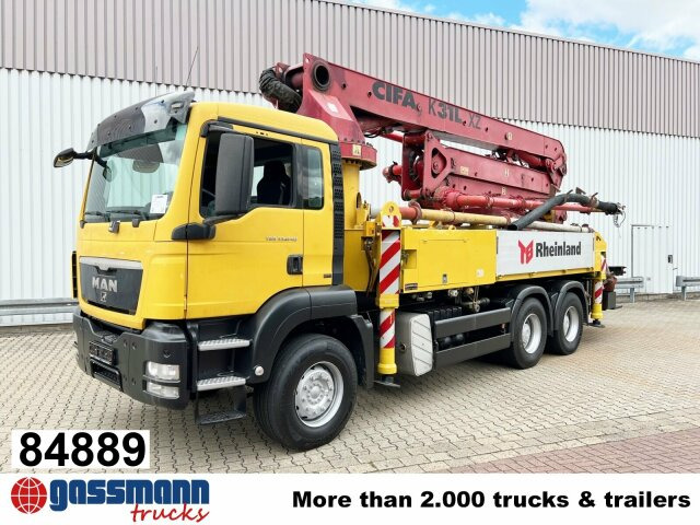 MAN TGS 33.440 6X4 BB, Betonpumpe CIFA K31L XZ, 31m - Betongpump: bild 1 MAN TGS 33.440 6X4 BB, Betonpumpe CIFA K31L XZ, 31m - Betongpump: bild 1