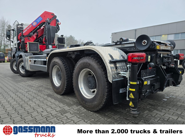 MAN TGS 35.480 8X4 BL, Intarder, Kran HMF 3220-K6, - Lastväxlare lastbil, Kranbil: bild 4 MAN TGS 35.480 8X4 BL, Intarder, Kran HMF 3220-K6, - Lastväxlare lastbil, Kranbil: bild 4
