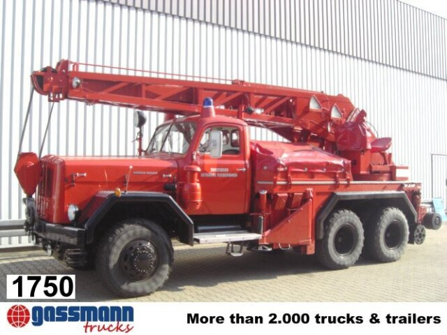 Magirus Deutz MAGIRUS URANUS 250D22 KW 16 Feuerwehr Kranwagen - Släck/ Räddningsvagn, Kranbil: bild 1 Magirus Deutz MAGIRUS URANUS 250D22 KW 16 Feuerwehr Kranwagen - Släck/ Räddningsvagn, Kranbil: bild 1