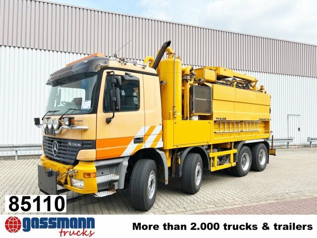 Mercedes-Benz Actros 3243 K 8x4/4, Müller Saug- und - Sopmaskin: bild 1 Mercedes-Benz Actros 3243 K 8x4/4, Müller Saug- und - Sopmaskin: bild 1