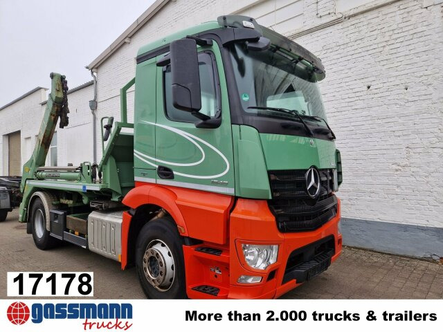 Mercedes-Benz Antos 1848 L 4x2, Meiller AK 12 MTG Teleskop, - Liftdumper lastbil: bild 1 Mercedes-Benz Antos 1848 L 4x2, Meiller AK 12 MTG Teleskop, - Liftdumper lastbil: bild 1