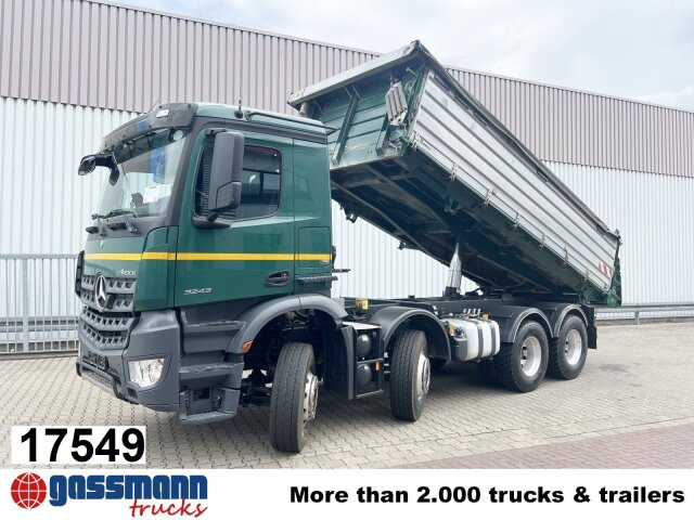 Mercedes-Benz Arocs 3243 K 8x4, Ressenig Thermo Alukipper 3-S - Tippbil lastbil: bild 1 Mercedes-Benz Arocs 3243 K 8x4, Ressenig Thermo Alukipper 3-S - Tippbil lastbil: bild 1