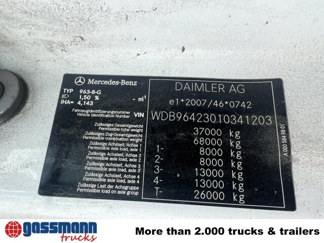 Mercedes-Benz Arocs 3253 K 8x4/4, Retarder, Stahlmulde ca. - Dumper: bild 2 Mercedes-Benz Arocs 3253 K 8x4/4, Retarder, Stahlmulde ca. - Dumper: bild 2