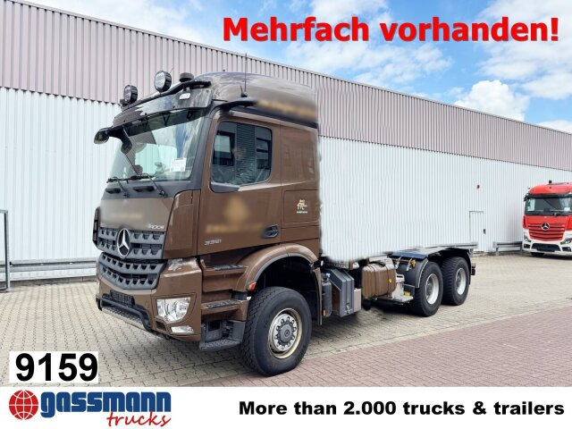 Mercedes-Benz Arocs 3351 LS 6x6, Grounder, MirrorCam, Navi - Chassi lastbil: bild 1 Mercedes-Benz Arocs 3351 LS 6x6, Grounder, MirrorCam, Navi - Chassi lastbil: bild 1