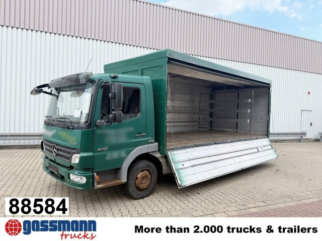 Mercedes-Benz Atego 818 L 4x2, Getränkekoffer, 2x AHK - Lastbil med skåp: bild 1 Mercedes-Benz Atego 818 L 4x2, Getränkekoffer, 2x AHK - Lastbil med skåp: bild 1