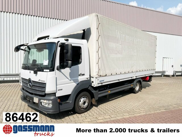 Mercedes-Benz Atego 818 L 4x2 mit Sörensen LBW - Flakbil: bild 1 Mercedes-Benz Atego 818 L 4x2 mit Sörensen LBW - Flakbil: bild 1