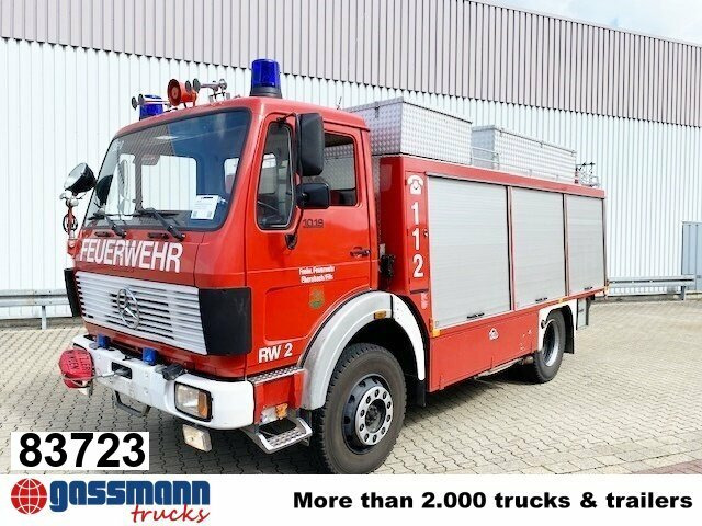 Mercedes-Benz NG 1019 AF 4x4, Rüstwagen RW-2, Seilwinde - Släck/ Räddningsvagn: bild 1 Mercedes-Benz NG 1019 AF 4x4, Rüstwagen RW-2, Seilwinde - Släck/ Räddningsvagn: bild 1