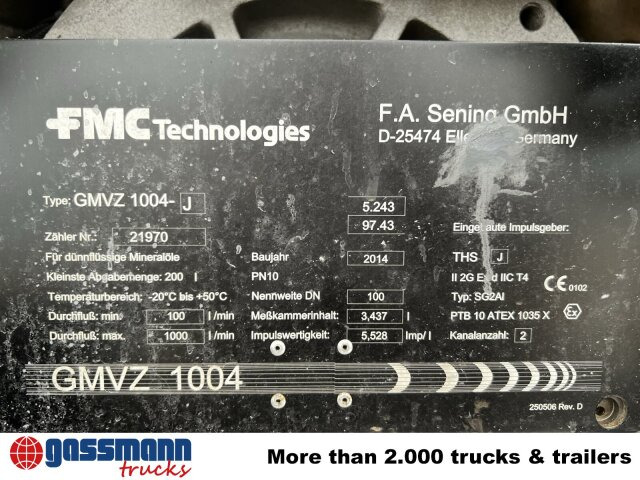 Scania R450 4x2, Retarder, ADR, Rohr Tank, ca. 14400l - Tankbil: bild 4 Scania R450 4x2, Retarder, ADR, Rohr Tank, ca. 14400l - Tankbil: bild 4