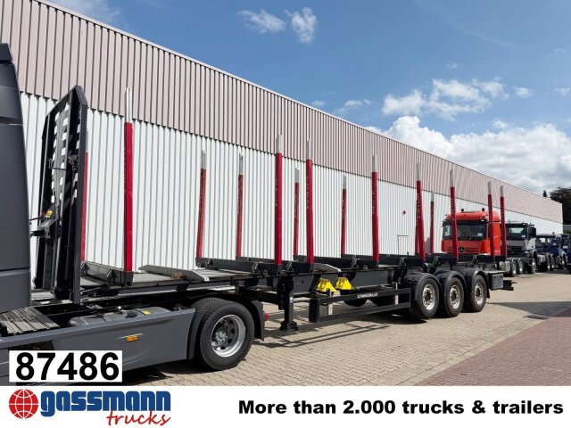 Schwarzmüller 3-Achs Holzauflieger, Liftachse, MEHRFACH - Timmertrailer: bild 1 Schwarzmüller 3-Achs Holzauflieger, Liftachse, MEHRFACH - Timmertrailer: bild 1