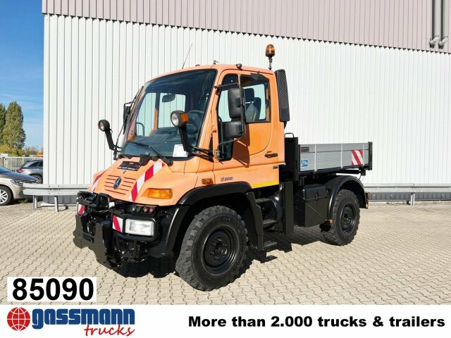 Unimog U 300 4x4, Kipper, Kommunalhydraulik, - Flakbil, Utility/ Specialfordon: bild 1 Unimog U 300 4x4, Kipper, Kommunalhydraulik, - Flakbil, Utility/ Specialfordon: bild 1