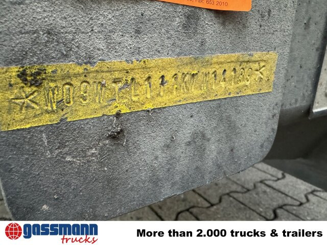 WEKA ZAA-WA-7.75-1X10, Verzinkt - Containersläp/ Växelflaksläp: bild 2 WEKA ZAA-WA-7.75-1X10, Verzinkt - Containersläp/ Växelflaksläp: bild 2