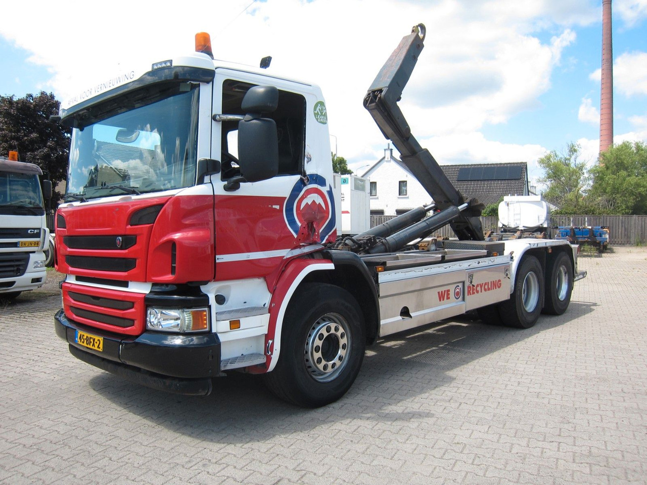 Scania P410 CB6X2 HSA Hyva 22T Haken E6 Liftachse - Lastväxlare lastbil: bild 2 Scania P410 CB6X2 HSA Hyva 22T Haken E6 Liftachse - Lastväxlare lastbil: bild 2