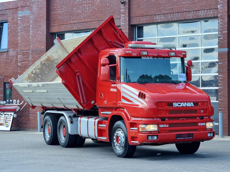 Scania T124-420 6x4 - Tipper - Retarder - Full steel - HUB Reduction - Manual gearbox - Tippbil lastbil: bild 2 Scania T124-420 6x4 - Tipper - Retarder - Full steel - HUB Reduction - Manual gearbox - Tippbil lastbil: bild 2