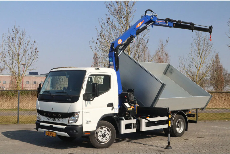 FUSO Canter 7C18 | 4X2 | 3-WAY TIPPER | PM 6.5 KRAN /CRANE - Kranbil: bild 1 FUSO Canter 7C18 | 4X2 | 3-WAY TIPPER | PM 6.5 KRAN /CRANE - Kranbil: bild 1